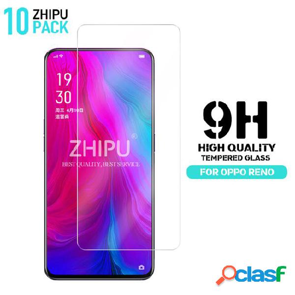 10 pcs tempered glass for oppo reno glass screen protector