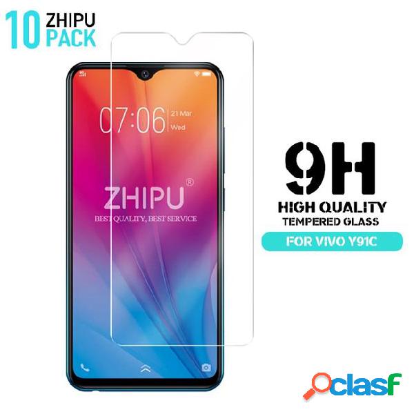 10 pcs tempered glass for vivo y91c glass screen protector