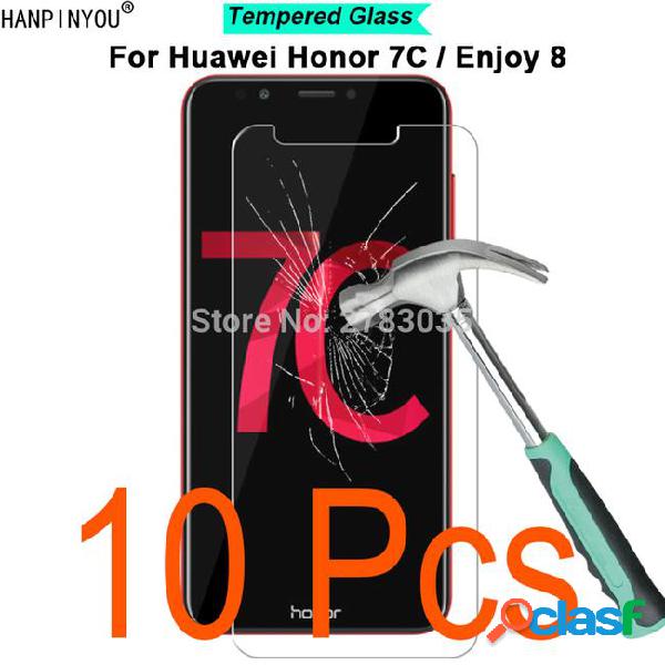 10 pcs/lot for huawei honor 7c /enjoy 8 9h hardness 2.5d