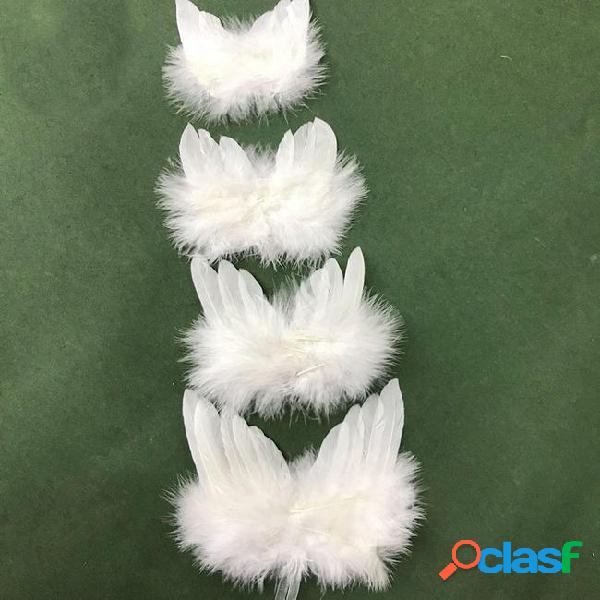 10 piece angel feather wings for crafts white mini angel