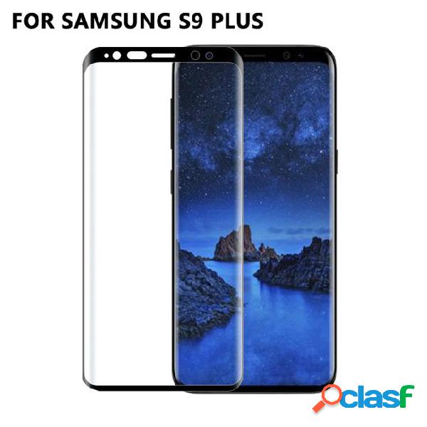 100 pcs 3d curved full cover 9h tempered glass for samsung