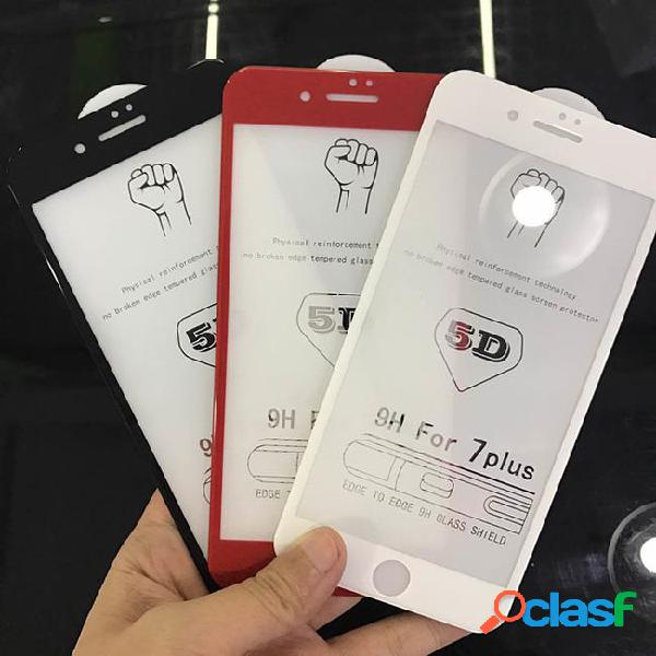 100% tempered glass for iphone 7 7plus 7+ full screen