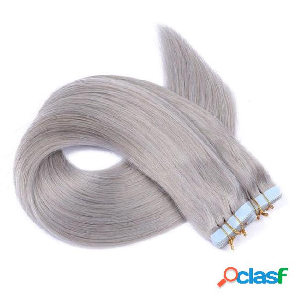 100g=40pcs 14 inch to 24inch pu tape in human hair