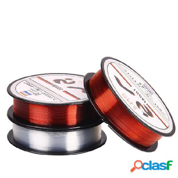 100m nylon fishing line red clear two colors high quality