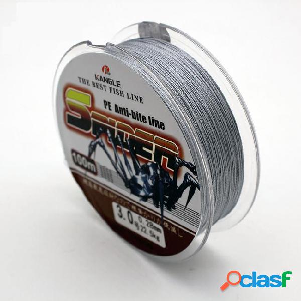 100m strong pe anti-bite fishing line high quality braid