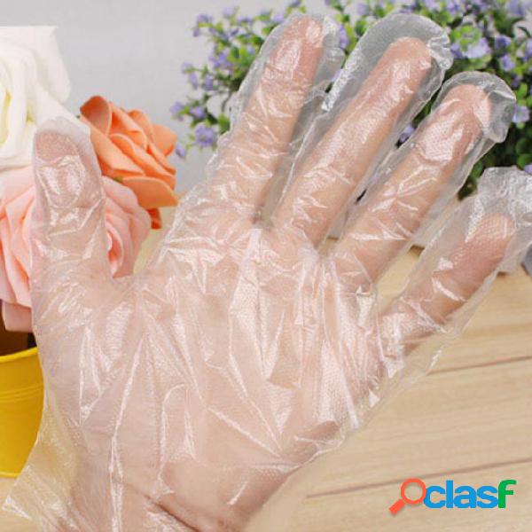 100pcs disposable gloves poly food service gloves great for
