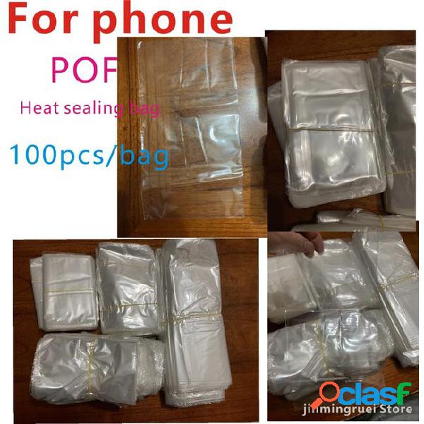 100pcs for iphone 4 5 6 plus mobile phone packaging shrink