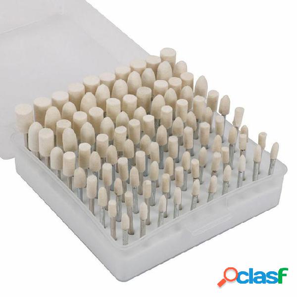 100pcs/set drill accessories buff clean with shank rotary