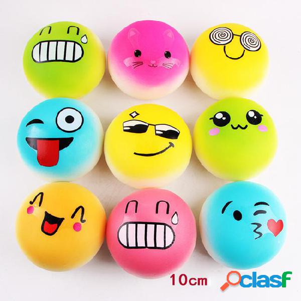 10cm lovely soft squeeze slow rising emoji bread stretchy