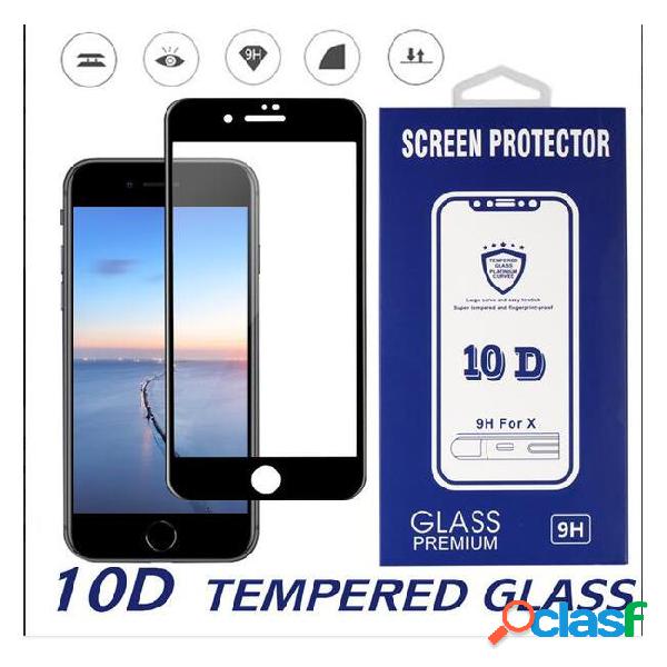 10d full adhesive tempered glass screen protector film full