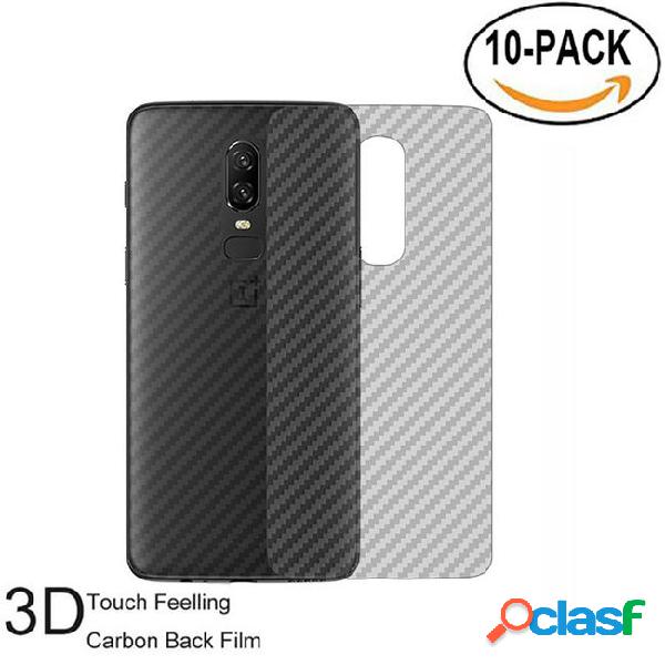 10pack matte carbon fiber skin sticker back film for oneplus