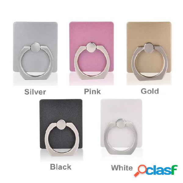 10pcs 360掳 metal finger ring holder rotatable anti fall