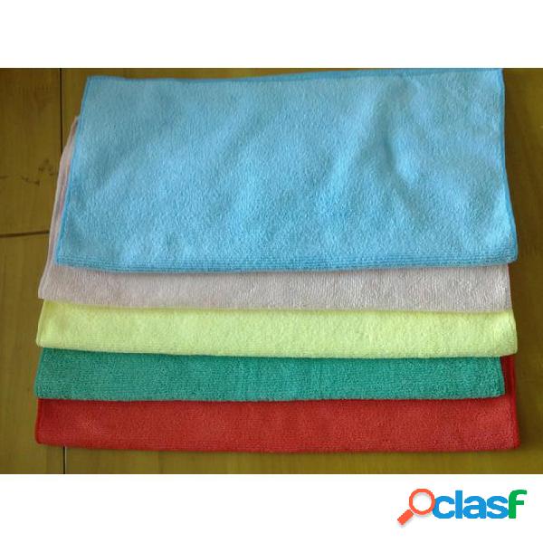 10pcs 40x40cm 300gsm microfiber cleaning towel terry