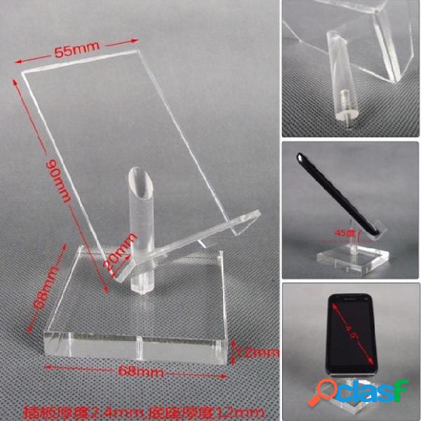 10pcs acrylic mobile cell phone display stand holder