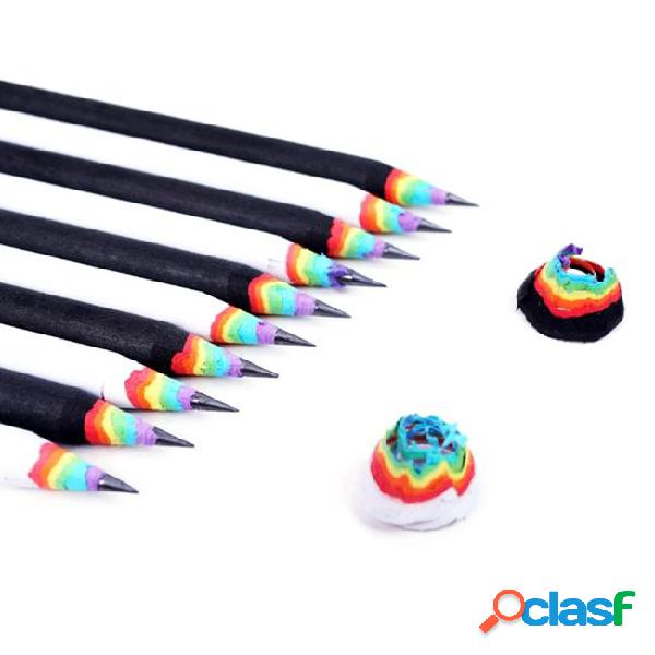 10pcs rainbow pencils drawing painting stationery school
