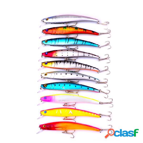 10pcs/lot fishing hook 10 color fishing tackle 11.2g/11.5cm