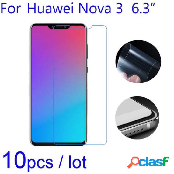 10pcs/lot mobile screen protectors clear/matte/soft nano