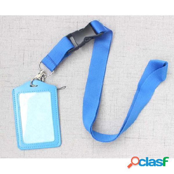 10psc id badge card holder and key chain fashion phone strap