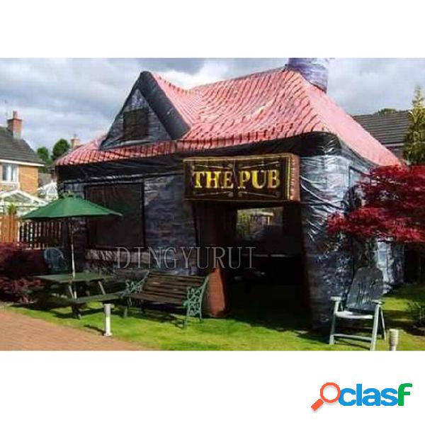 10x5x5m outdoor rental party tent house inflatable bar irish