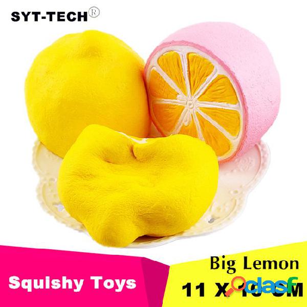 11x 10cm jumbo squishy lemon kawaii squishy cute fruit slow