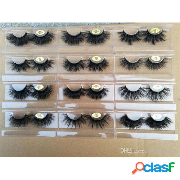 12 styles 25mm long dramatic mink lashes 5d mink eyelash 5d