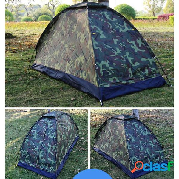 1/2/3-4/6 person camping tent single layer camping equipment