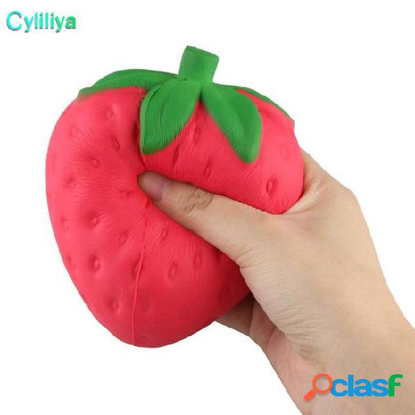 12cm big strawberry squishy colossal jumbo simulation fruit