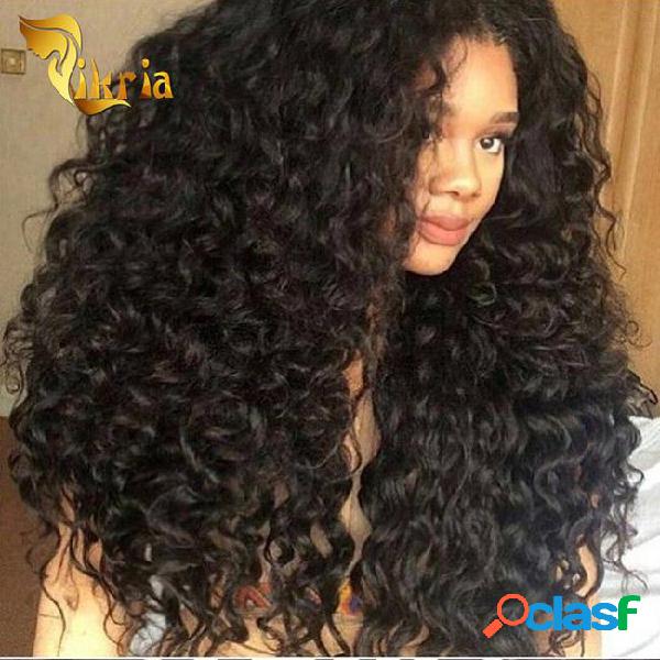 130% density curly lace front hair wigs brazilian indian