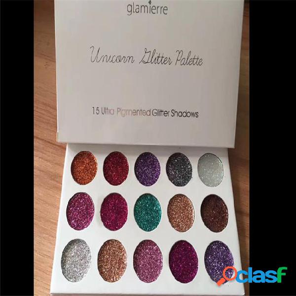 15colors eyeshadow glitter pallete matte colorful waterproof