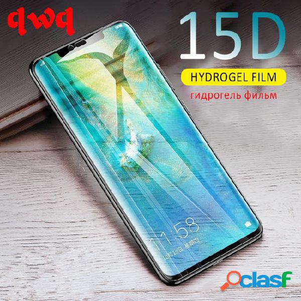 15d full cover hydrogel film for huawei p smart 2018 2019 hd