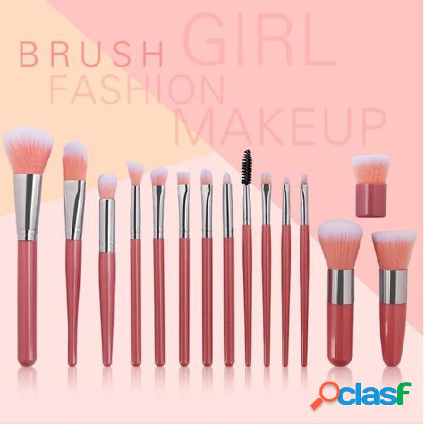 15pcs/set makeup brushes set foundation blending powder