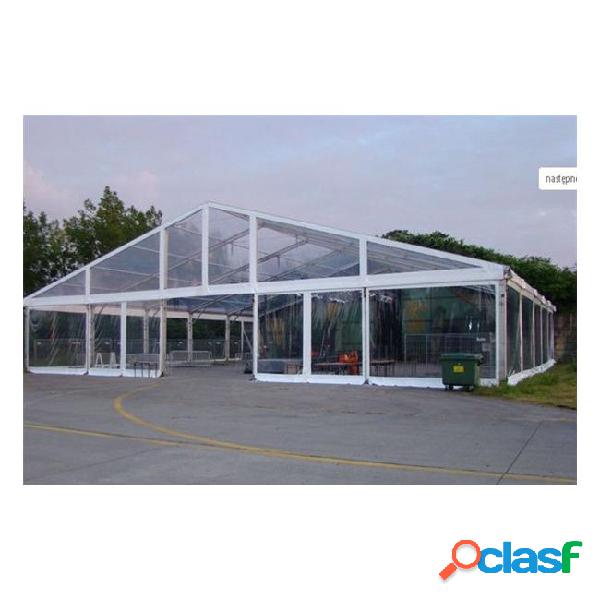 15x20m outdoor clear roof top wedding tent with carpet for