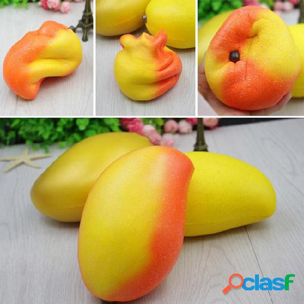 16cm kawaii jumbo mango squeeze elasticity scented cute