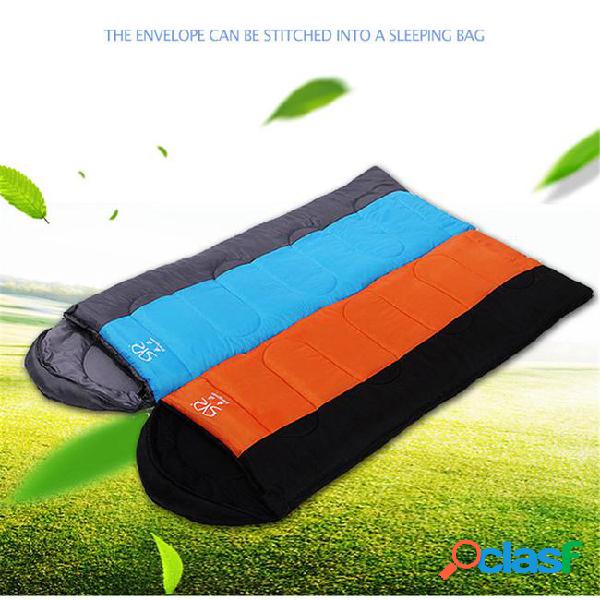 190+30*75 outdoor adult camping warm splicing sleeping bag