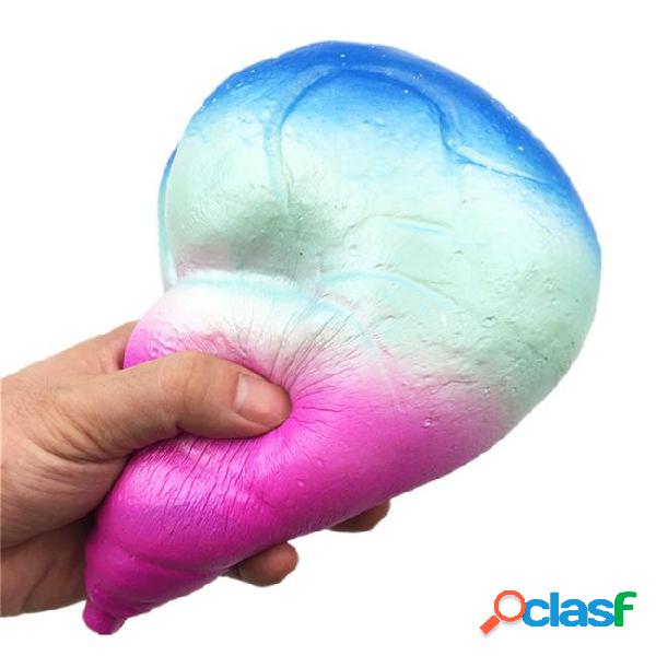19cm jumbo colorful bread cartoon stress reliever toy
