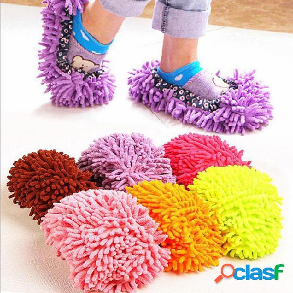 1pc dust mop slipper house floor cleaner dusting cleaning
