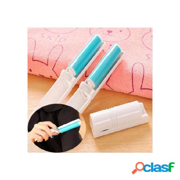 1pc mini portable washable sticky cleaner brush lint roller