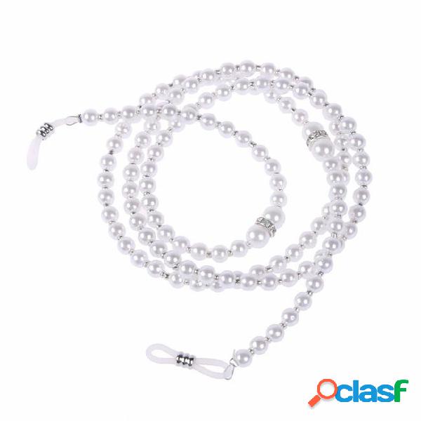 1pc new acrylic imitation pearl eyewears chains beaded