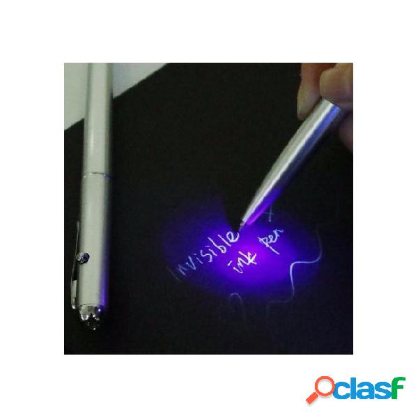 1pc plastic material invisible ink pen novelty ballpoint