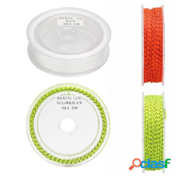 1pc white/green/red fly fishing rope line 50m 30lb backing