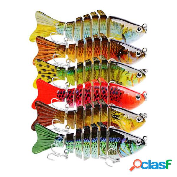 1pcs 6 color 10cm 15g multi-section fish hard baits & lures