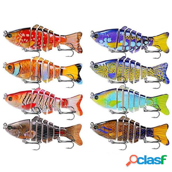 1pcs 8 color 100mm 15.5g multi-section fish hard baits &