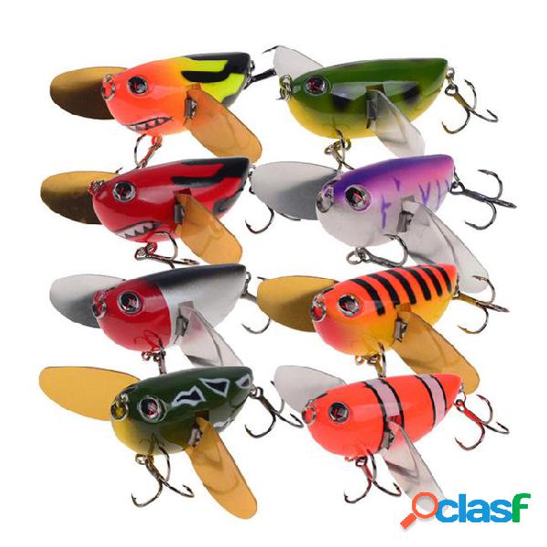 1pcs 8-color 6cm 12.7g crank plastic hard baits & lures
