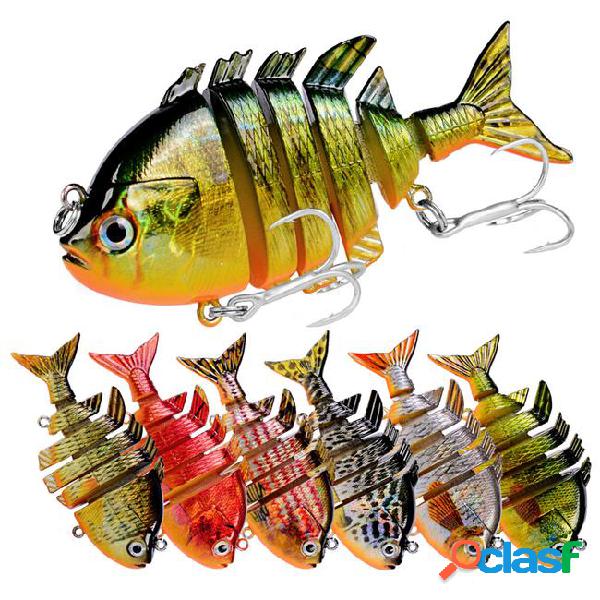 1pcs 8-color 8cm 14.5g multi-section fish plastic hard baits