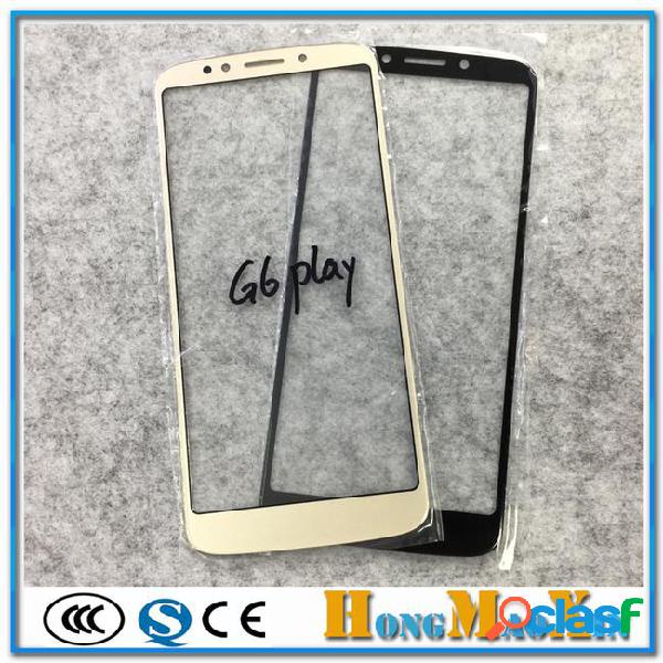 1pcs best quality lcd outer front glass for moto g6 play