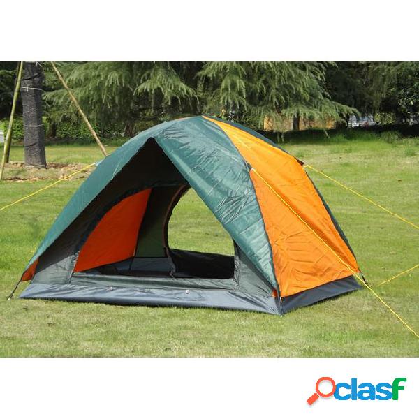 1pcs fast shipping outdoor 3-4 person tent double-layer