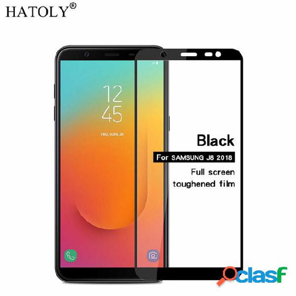 1pcs tempered glass for galaxy j8 2018 screen protector