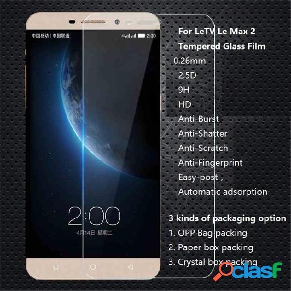 1piece letv le max 2 tempered glass screen protector,