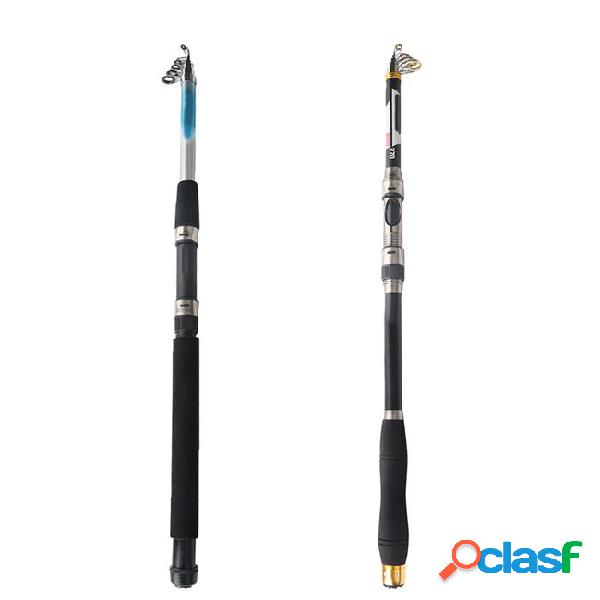 2.1m-3.6m carbon portable fishing rod spinning fish hand