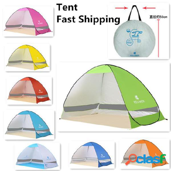 2-3 people quick automatic opening tents outdoor camping